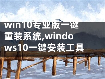win10专业版一键重装系统,windows10一键安装工具