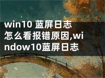 win10 蓝屏日志怎么看报错原因,window10蓝屏日志
