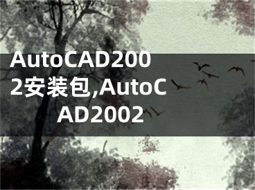 AutoCAD2002安装包,AutoCAD2002