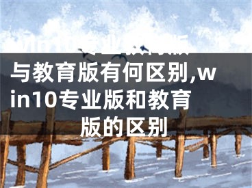 win10专业教育版与教育版有何区别,win10专业版和教育版的区别