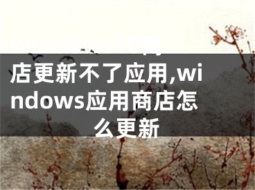 Windows10商店更新不了应用,windows应用商店怎么更新