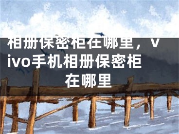 相册保密柜在哪里，vivo手机相册保密柜在哪里