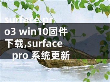 surface pro3 win10固件下载,surface pro 系统更新