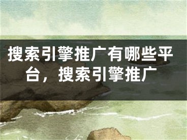 搜索引擎推广有哪些平台，搜索引擎推广