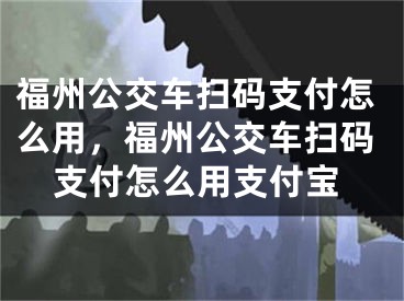 福州公交车扫码支付怎么用，福州公交车扫码支付怎么用支付宝