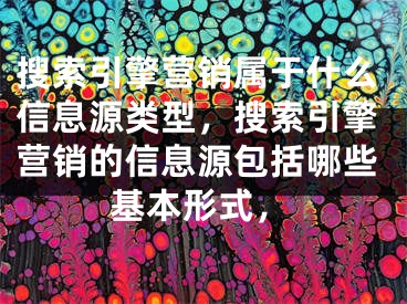 搜索引擎营销属于什么信息源类型，搜索引擎营销的信息源包括哪些基本形式，