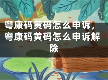 粤康码黄码怎么申诉，粤康码黄码怎么申诉解除