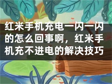 红米手机充电一闪一闪的怎么回事啊，红米手机充不进电的解决技巧