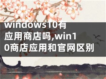 windows10有应用商店吗,win10商店应用和官网区别