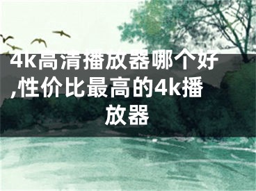 4k高清播放器哪个好,性价比最高的4k播放器