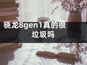 骁龙8gen1真的很垃圾吗
