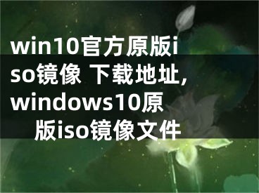 win10官方原版iso镜像 下载地址,windows10原版iso镜像文件