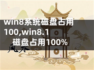 win8系统磁盘占用100,win8.1磁盘占用100%