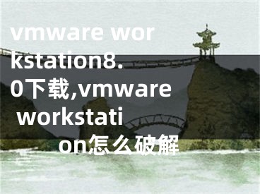 vmware workstation8.0下载,vmware workstation怎么破解
