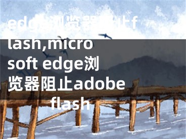 edge浏览器阻止flash,microsoft edge浏览器阻止adobe flash