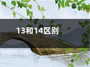 13和14区别