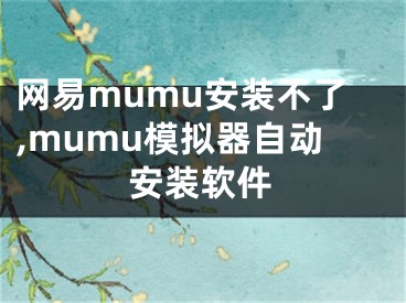 网易mumu安装不了,mumu模拟器自动安装软件