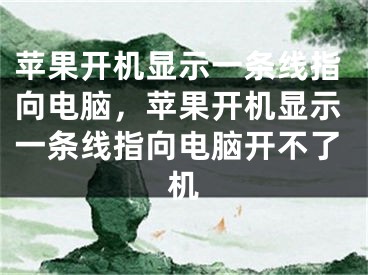 苹果开机显示一条线指向电脑，苹果开机显示一条线指向电脑开不了机