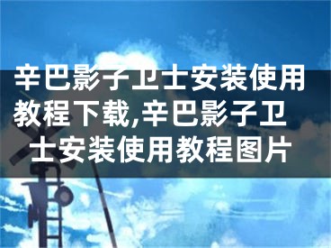 辛巴影子卫士安装使用教程下载,辛巴影子卫士安装使用教程图片