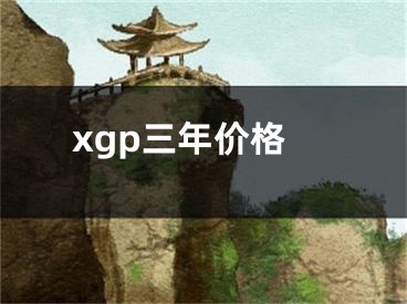 xgp三年价格