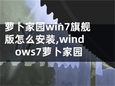 萝卜家园win7旗舰版怎么安装,windows7萝卜家园