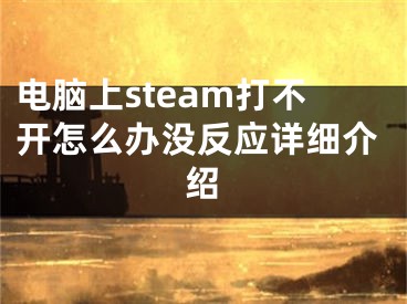 电脑上steam打不开怎么办没反应详细介绍