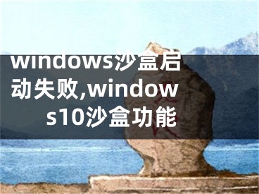 windows沙盒启动失败,windows10沙盒功能