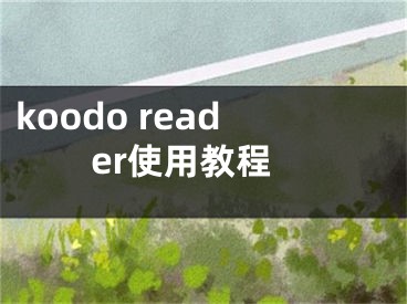 koodo reader使用教程