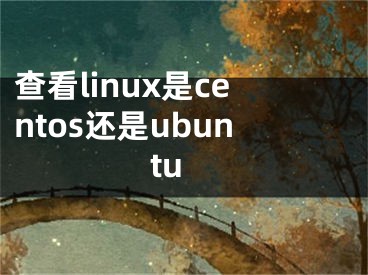 查看linux是centos还是ubuntu