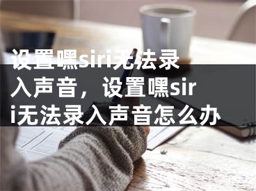 设置嘿siri无法录入声音，设置嘿siri无法录入声音怎么办