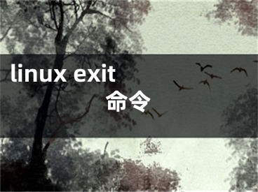 linux exit命令