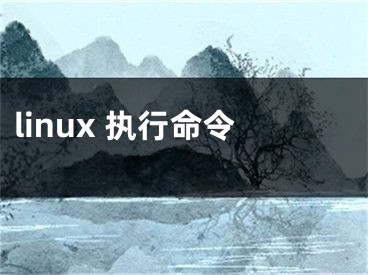 linux 执行命令