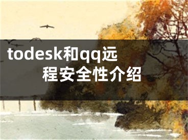 todesk和qq远程安全性介绍