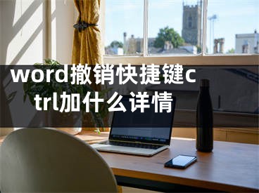 word撤销快捷键ctrl加什么详情