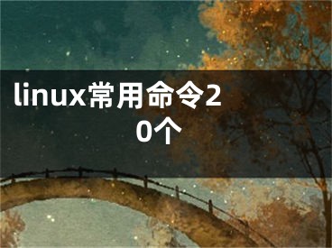 linux常用命令20个