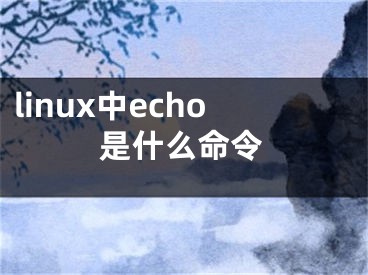 linux中echo是什么命令