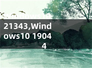 Windows10 21343,Windows10 19044