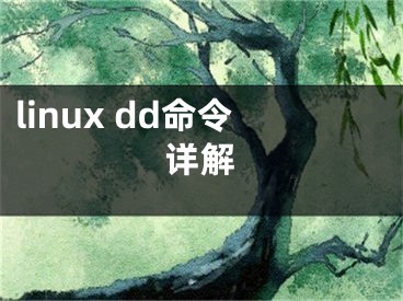 linux dd命令详解