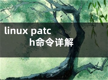 linux patch命令详解