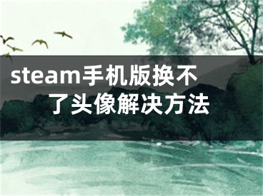 steam手机版换不了头像解决方法