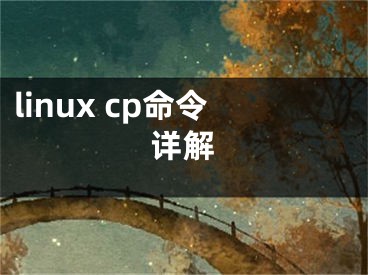 linux cp命令详解