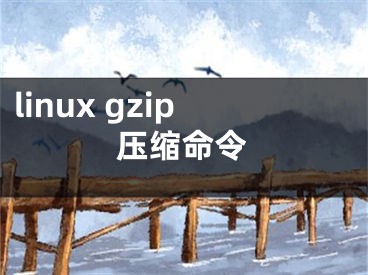 linux gzip压缩命令