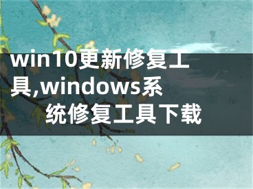 win10更新修复工具,windows系统修复工具下载