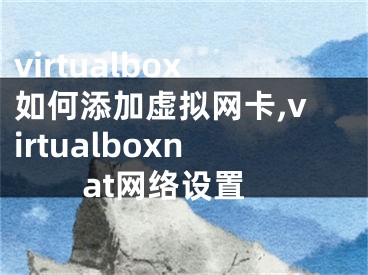 virtualbox如何添加虚拟网卡,virtualboxnat网络设置
