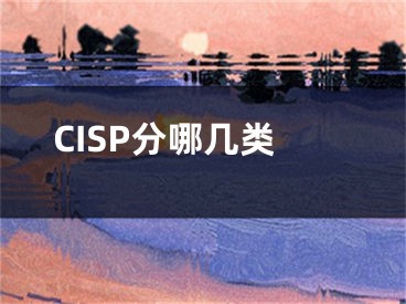 CISP分哪几类
