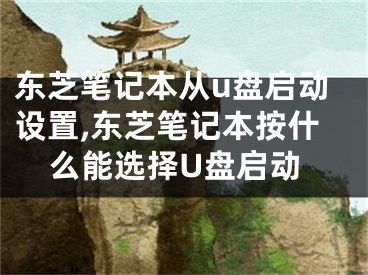 东芝笔记本从u盘启动设置,东芝笔记本按什么能选择U盘启动