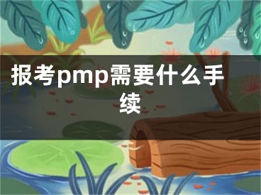 报考pmp需要什么手续