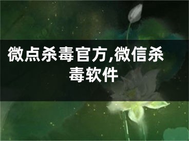 微点杀毒官方,微信杀毒软件