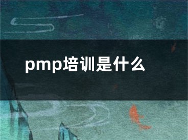 pmp培训是什么