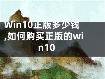 Win10正版多少钱,如何购买正版的win10